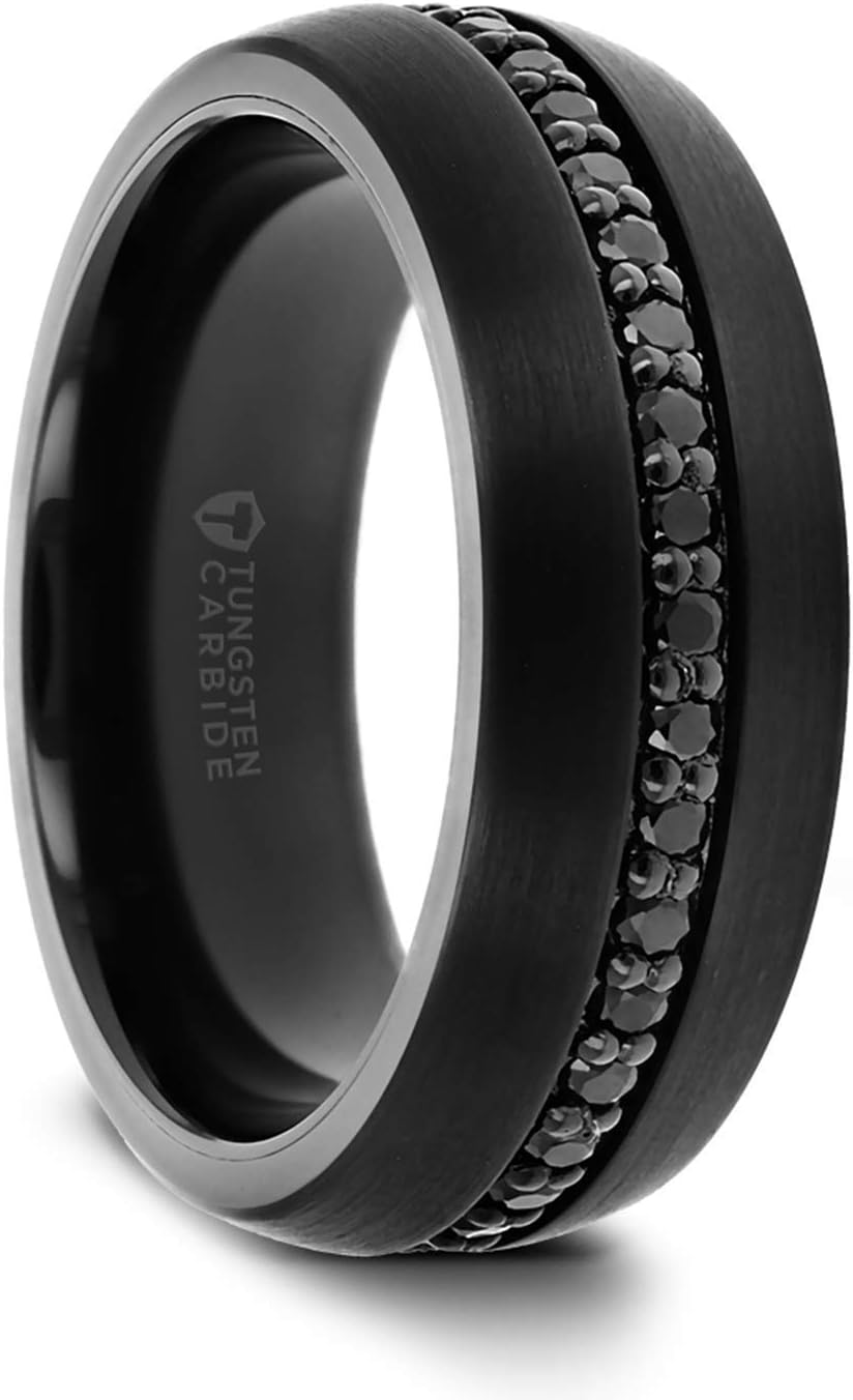 Thorsten Valiant タングステンリング メンズ ブラックタングステン
