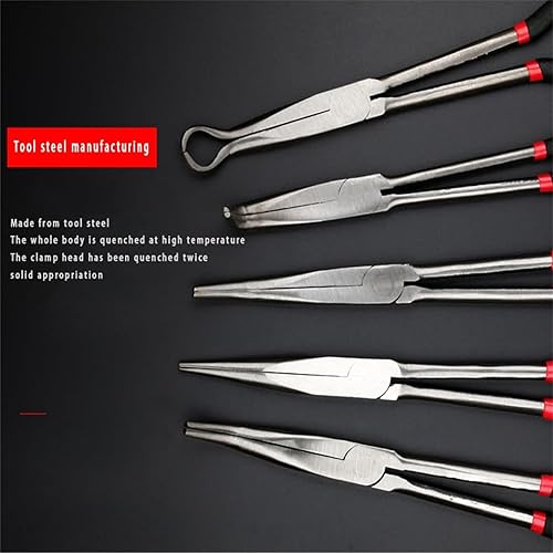 Miniatura 5 de Alicates de desconexión eléctrica, juego de alicates de desconexión eléctrica automotriz, alicates de abrazadera de manguera de radiador, alicates