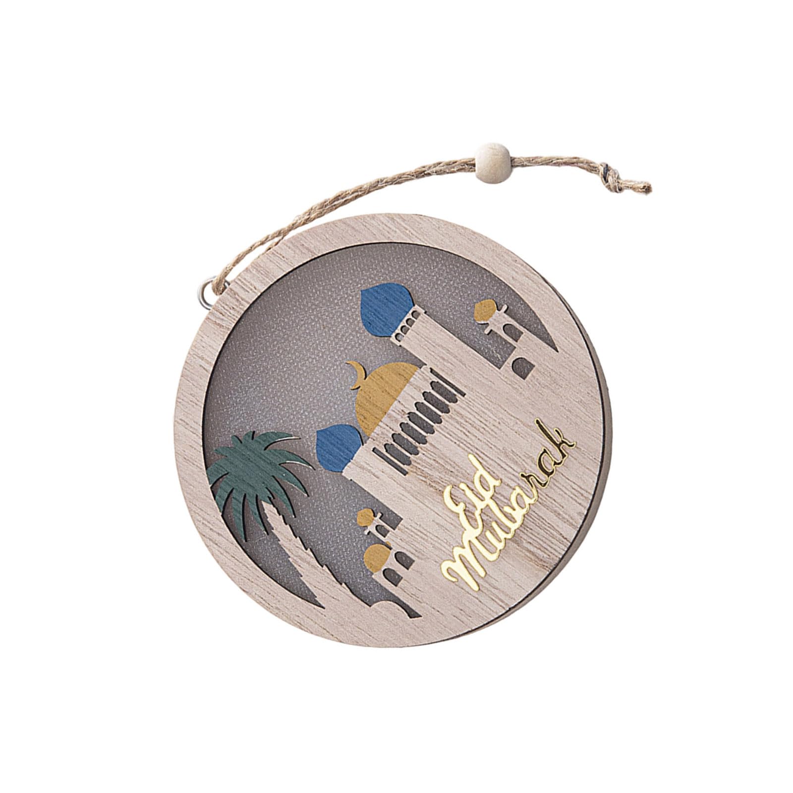 NEWFT Waterproof Circular Muslims LED Hanging Decoration Suitable for Garden Event and Patios Gatherings Providing Sturdy Fest