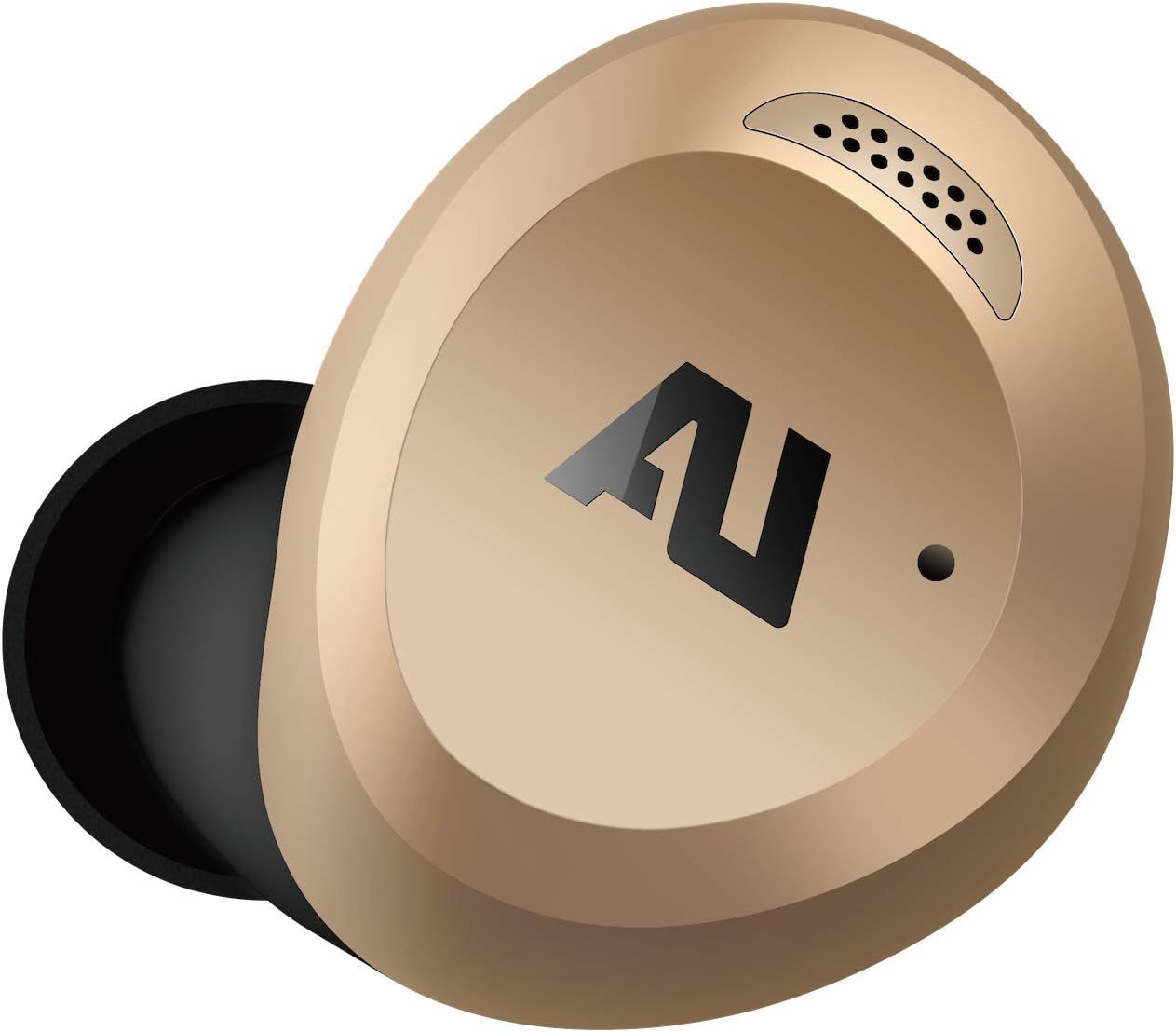Close-up of the right Ausounds AU-Stream Hybrid earbud