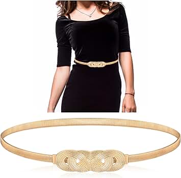 green emerald velvet dress Gold Belt for Dresses Gold Waist Belt Ladies Golden Belts Women Fancy  Womens Fashion Metal Stretch Waist Metal Stretch Elastic Waistband Skinny  Thin Girdle for Women Dress for Girls at Amazon Women's