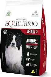 Equilíbrio Super Premium Cães Ração Cães Equilibrio Raças Médias Adulto Carne 12Kg