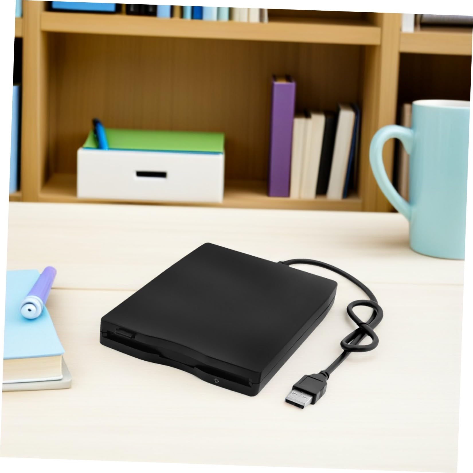 Operitacx Dur Externe USB pour Ordinateurs Portables de Disquette de Données Rapide et Fiable Compatible avec Plupart Systèmes Exploitation Design Portable