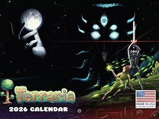 テラリアカレンダー 2026年 壁掛け マンスリー