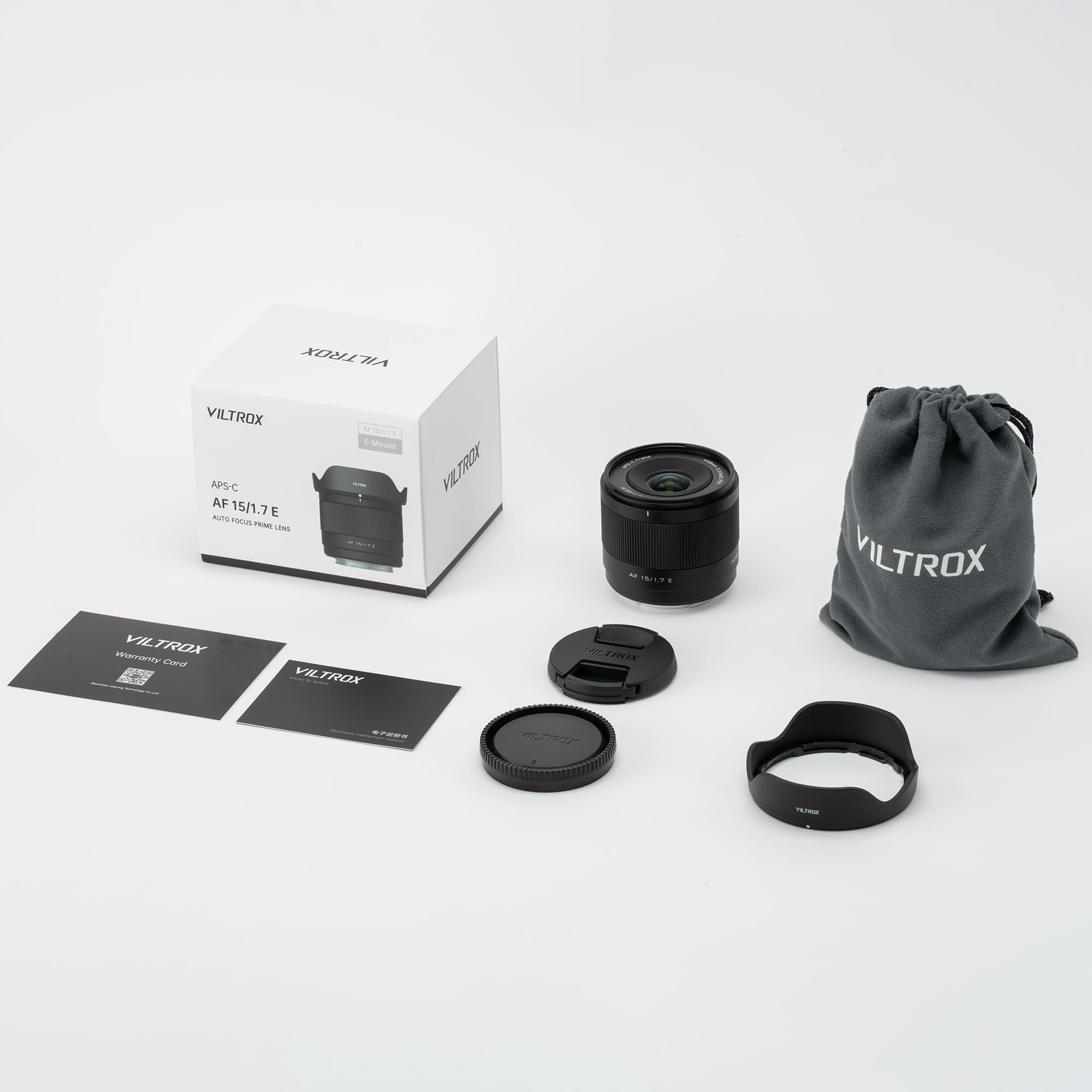 Viltrox AF 15mm F1.7 Air Obiettivo APS-C Autofocus Grandangolo Grande Apertura Leggero (per Sony E)