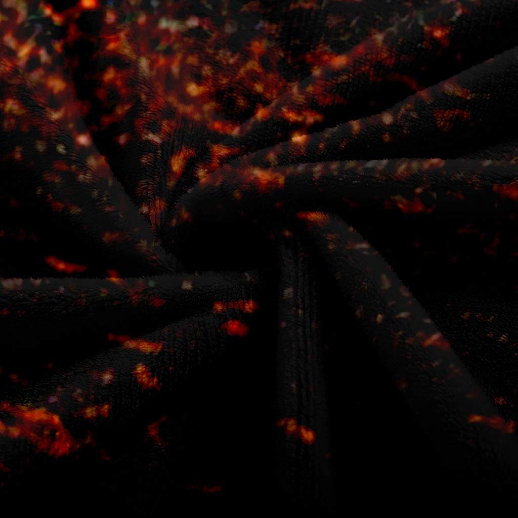 Mantas para Cama De Franela Invierno para Infantil Y Adulto 150X200Cm Manta Polar De Felpa De Microfibra Suave para Sofá, 3D Hojas Rojas como El Sol Patrón, Cálida Y Transpirable