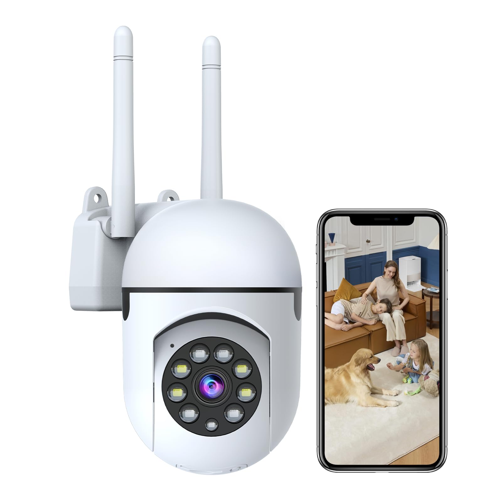 1 ドコでもeye Security FHD SCWP06FHD SC05ST ワイヤレスセキュリティカメラセット SC05ST: テレビ受信用機器