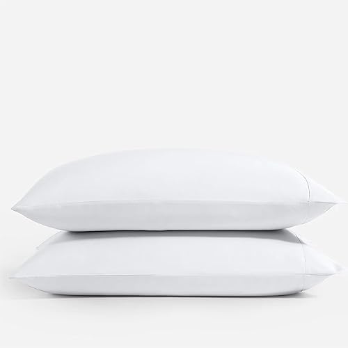 THREAD SPREAD Fundas de almohada de viscosa de bambú, 2 fundas de almohada para almohadas tamaño King, con fundas de fibra extralargas, fundas de