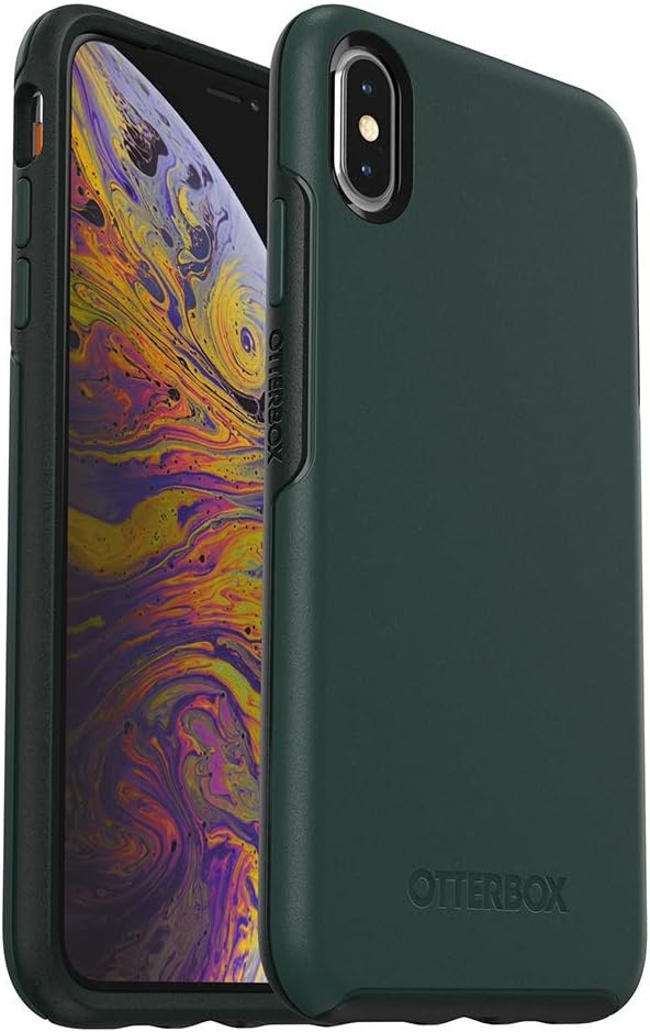 OtterBox SYMMETRY SERIES Case for iPhone Xs Max - Retail Packaging - IVY MEADOW (TREKKING GREEN/SCARAB)