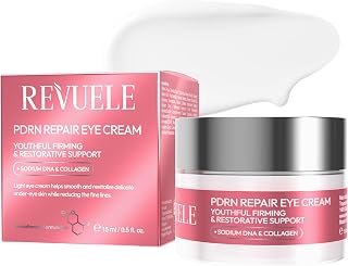 REVUELE PDRN Repair Eye Cream – 15 ml | Crema Contorno Occhi Anti-Età con Sodium DNA, Collagene, Peptidi e Caffeina | Riduce Borse, Occhiaie e Rughe – Idratazione Intensiva