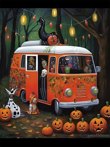 Rompecabezas de 500 piezas para adultos, formación de perros de Halloween, de madera para explorar y disfrutar, regalos personalizados, decoración