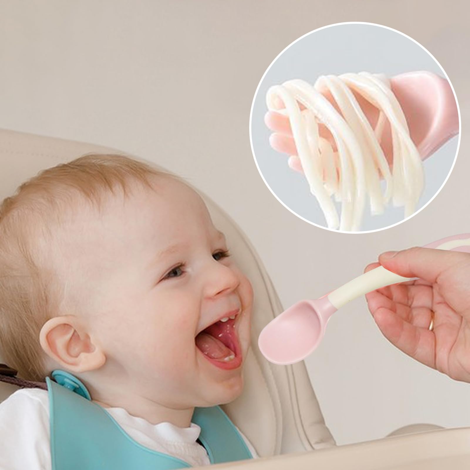Set De Fourchette Et Cuillère Pour Bébé - Couverts Premiers Ustensiles Sevrage Alimentaire