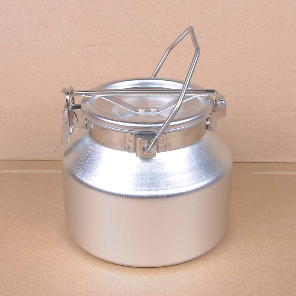 Liquor Goat Milk Bucket Heavy Duty Stainless Steel Sealed Capacity 3L Milk Water Tea Wine Liquid Collecting Storage Transport Tank Container Barrel