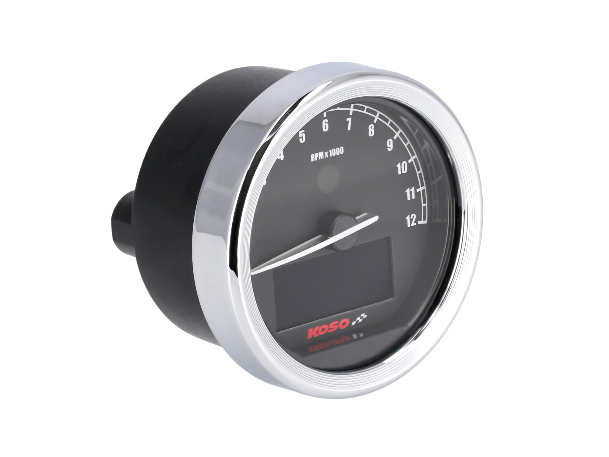 Tachymètre "Koso D60 TNT-05" - Anneau chromé