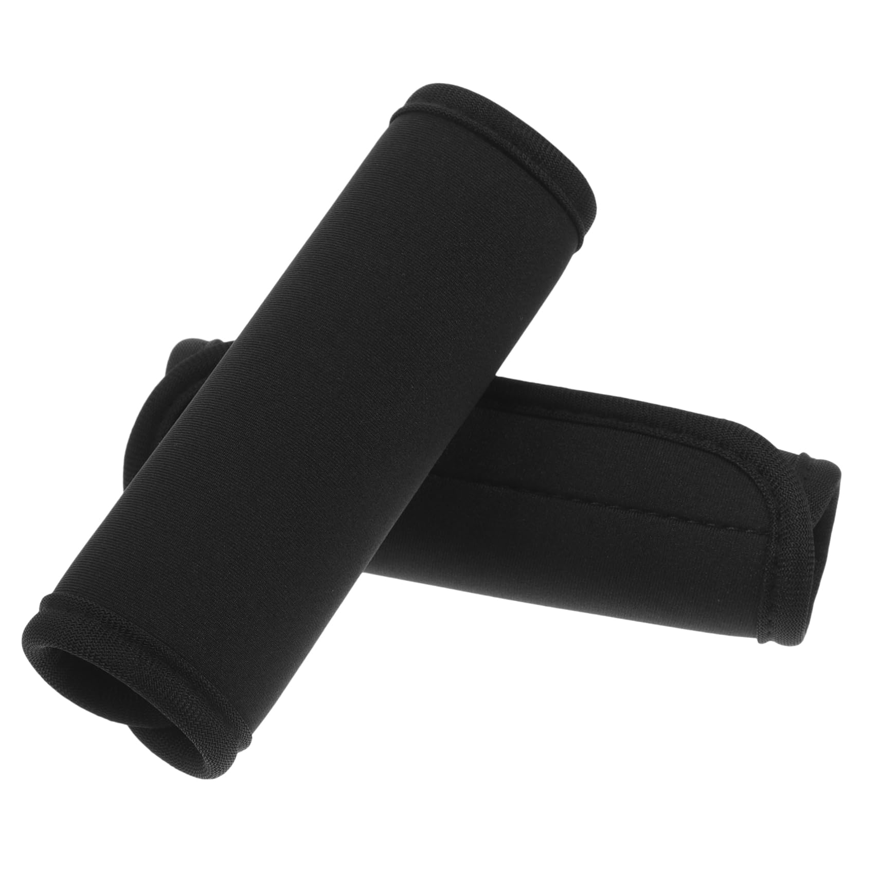 FOMIYES 5 Series Funda para Asa De Equipaje Maleta Empuñadura De Bolsa Cubierta De Envoltura De Manija Cubierta del Asa del Carro Manejo De Equipaje Wraqp Negro Neopreno 2 Piezas X 5