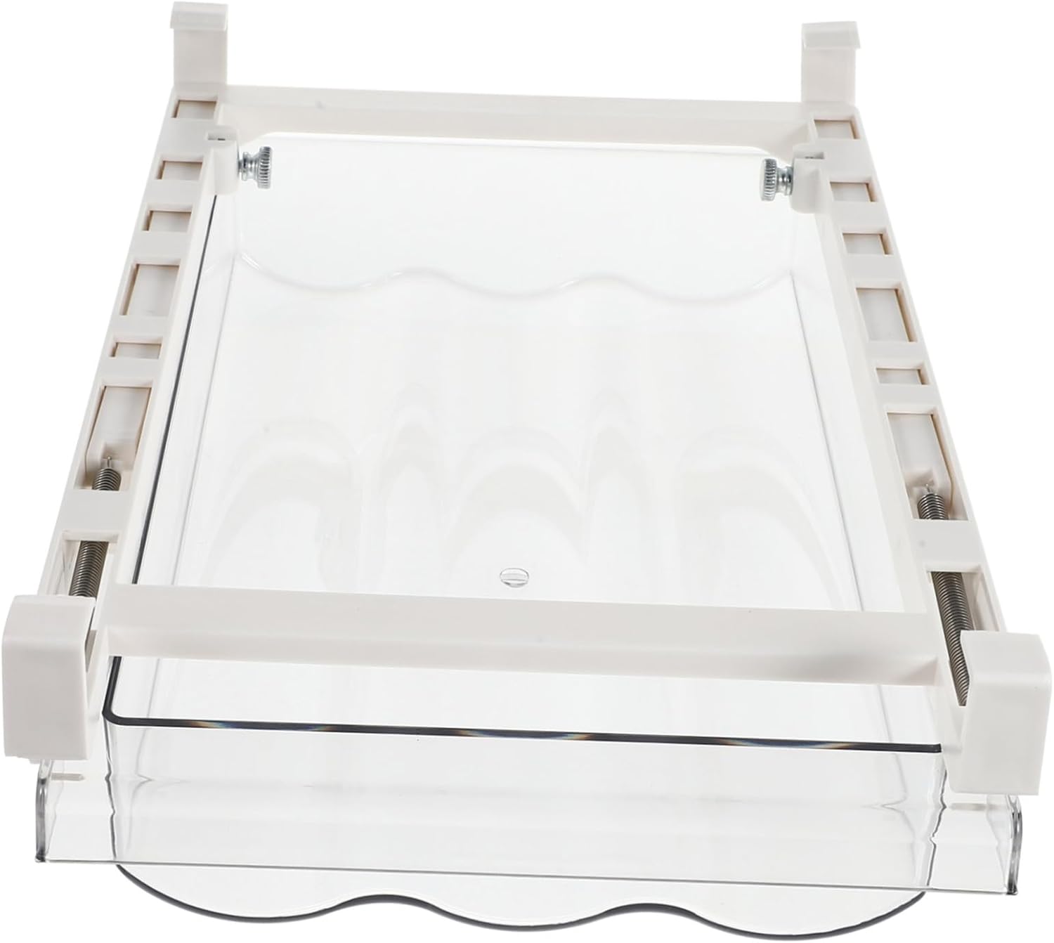 Amosfun 1Pc Capacity Drawer Design Egg Container Space Saving Egg Holder for Refrigerator Convenient Dispenser with Smooth Slide for Easy Access for Kitchen and Dining Use