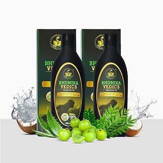 Herbal Hair Oil For Men & Women | Promotes Hair Growth & Reduces Hair Fall | With Indigofera,Aloe vera,Neem, Amla, Bhringraj and Coconut Oil 400 ml