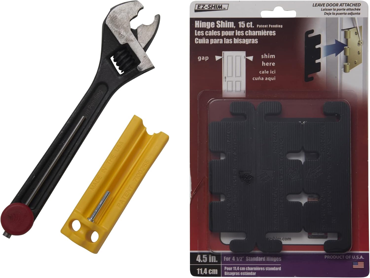 Door Straightener Kit Hinge Shim, Knuckle Bender, Hinge Pin Removal