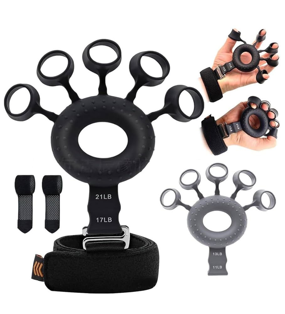 フィンガーパワー2個セット フィンガートレーナー グリップ鍛錬 握力トレーニング Amazon | JEKYDOSDフィンガーパワー 2個セット フィンガー