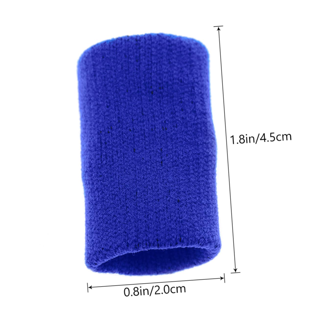 PartyKindom 20Pcs Sports Elastic Finger Sleeves Breathable Volleyball Thumb Brace Protector for Relief Comfortable Support for Basketball Tennis and More