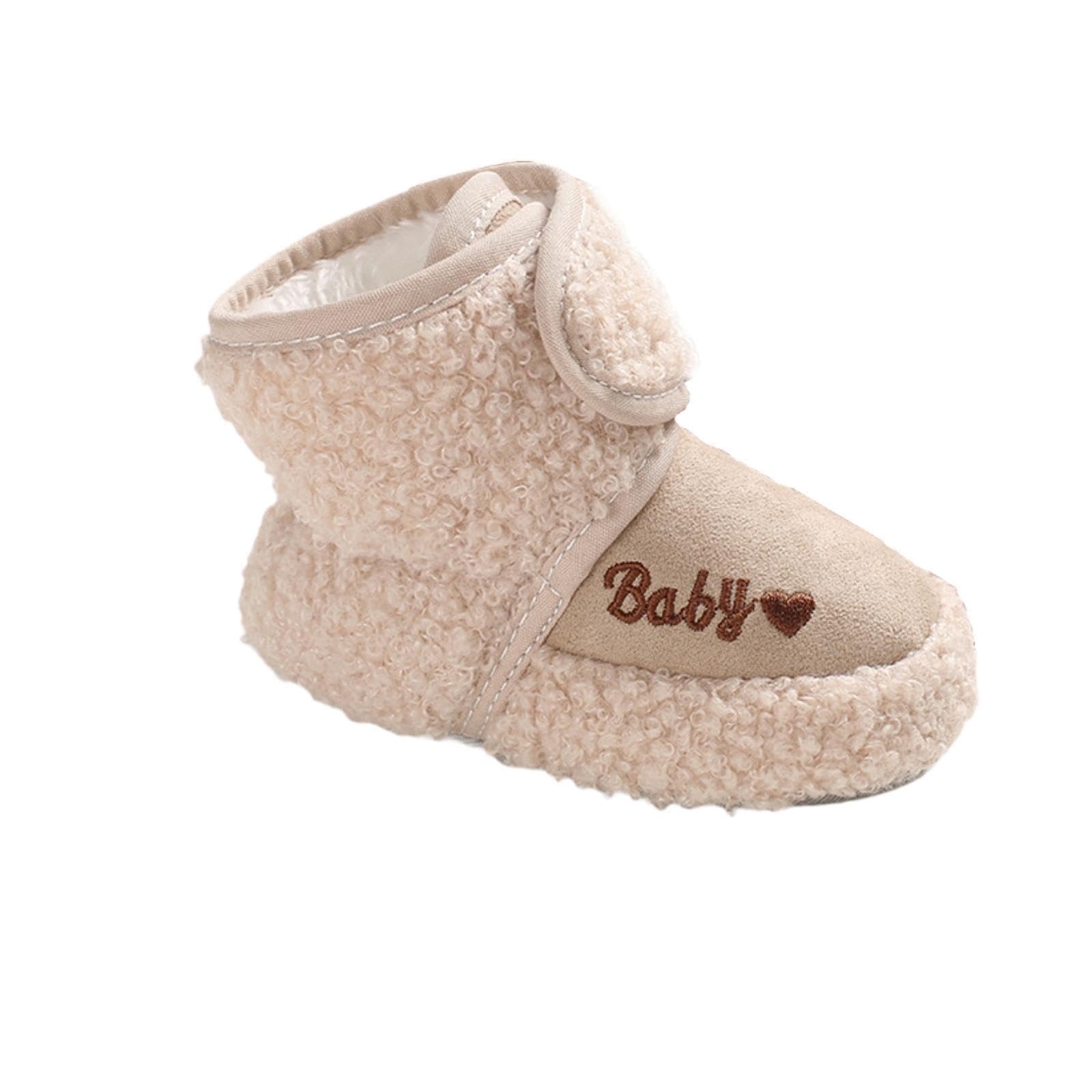 Snappsy Newborn Baby Booties Warm Soft Sole Winter House Slipper for Baby Boys Girls Khaki 11cm|Clothing Shoes & Accessories | Baby & Toddler Clothing |Baby Shoes|1 Pair Infant Shoes-picture-42