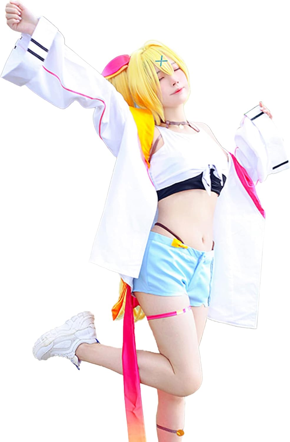 [milky time] にじさんじ 星川サラ コスプレ VTuber バーチャル 織姫星 ハーフ