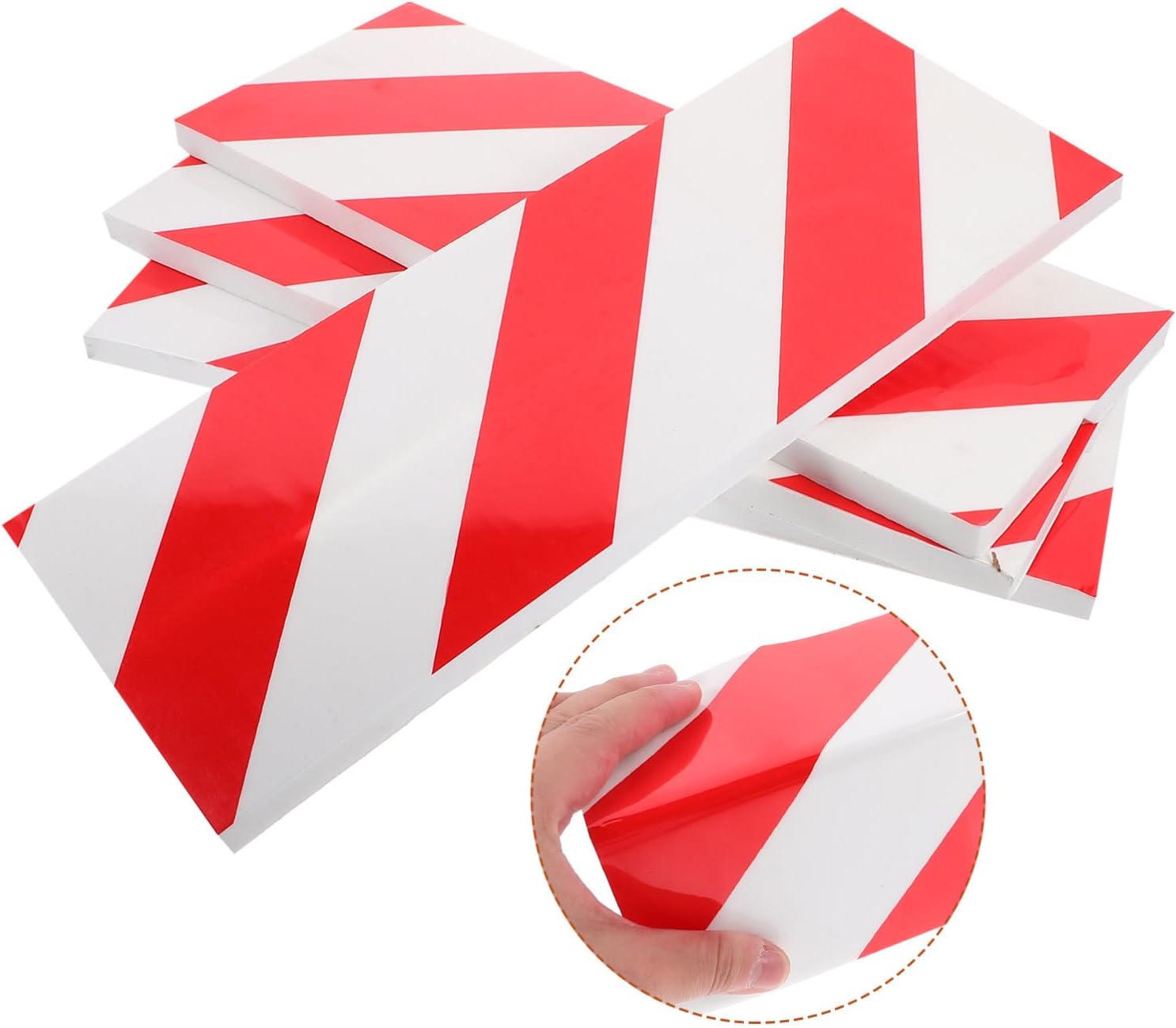 8pcs Garage Wall Protector Foam Bumper Car Stop Indicator Corner Guard for Basement Pole Padding
