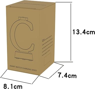 Disscool 交換用充電ドック Redmi Watch 5 Active/Watch 5 Lite対応 ノンスリップシリコンスタンド充電器ベースホルダー タイプC延長コードケーブルブラック