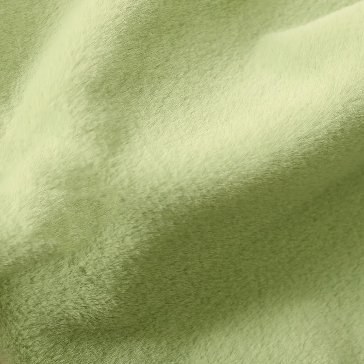 Tissu en polyester anti-effilochage vert haricot pour habillement