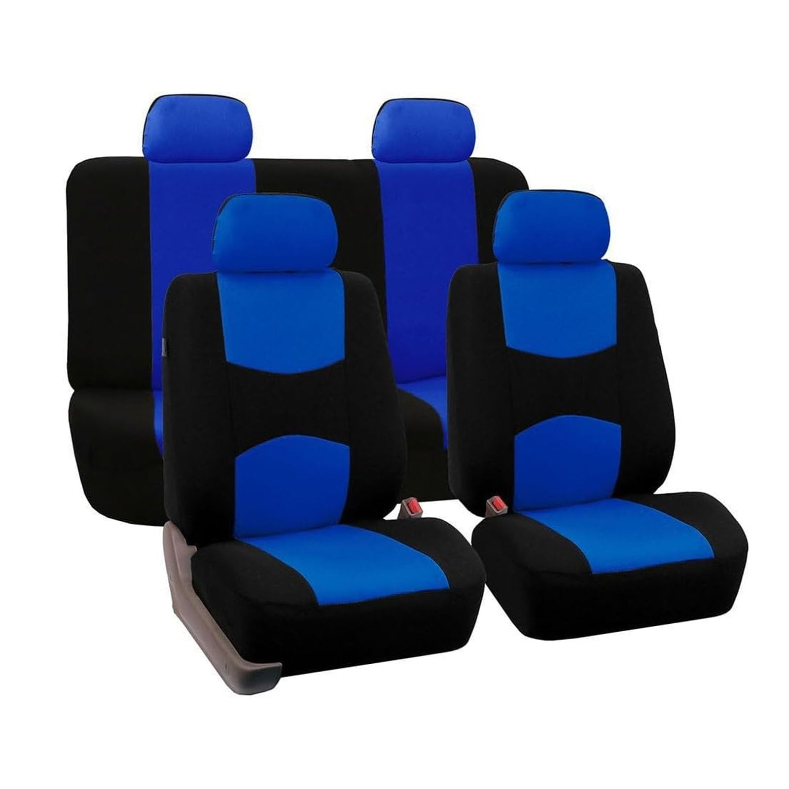 Housse de siège V-W New Beetle Cabrio 9 pièces bleu accessoire auto 1Y7
