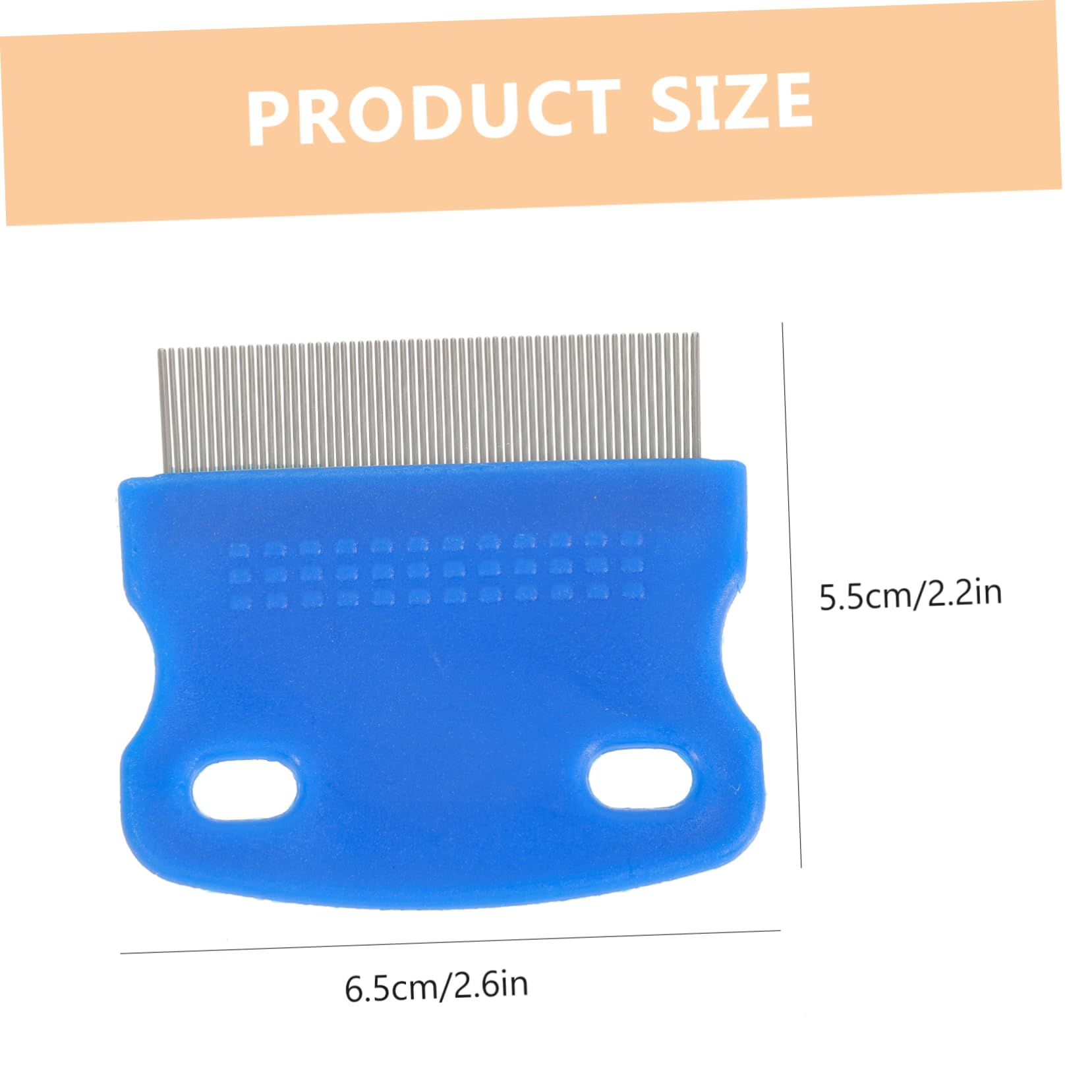 HOLIDYOYO Durable Pet Grooming Comb for Dogs Cats Teeth Cleaning Brush Tool Ergonomic Design for Shedding Removal Random Color