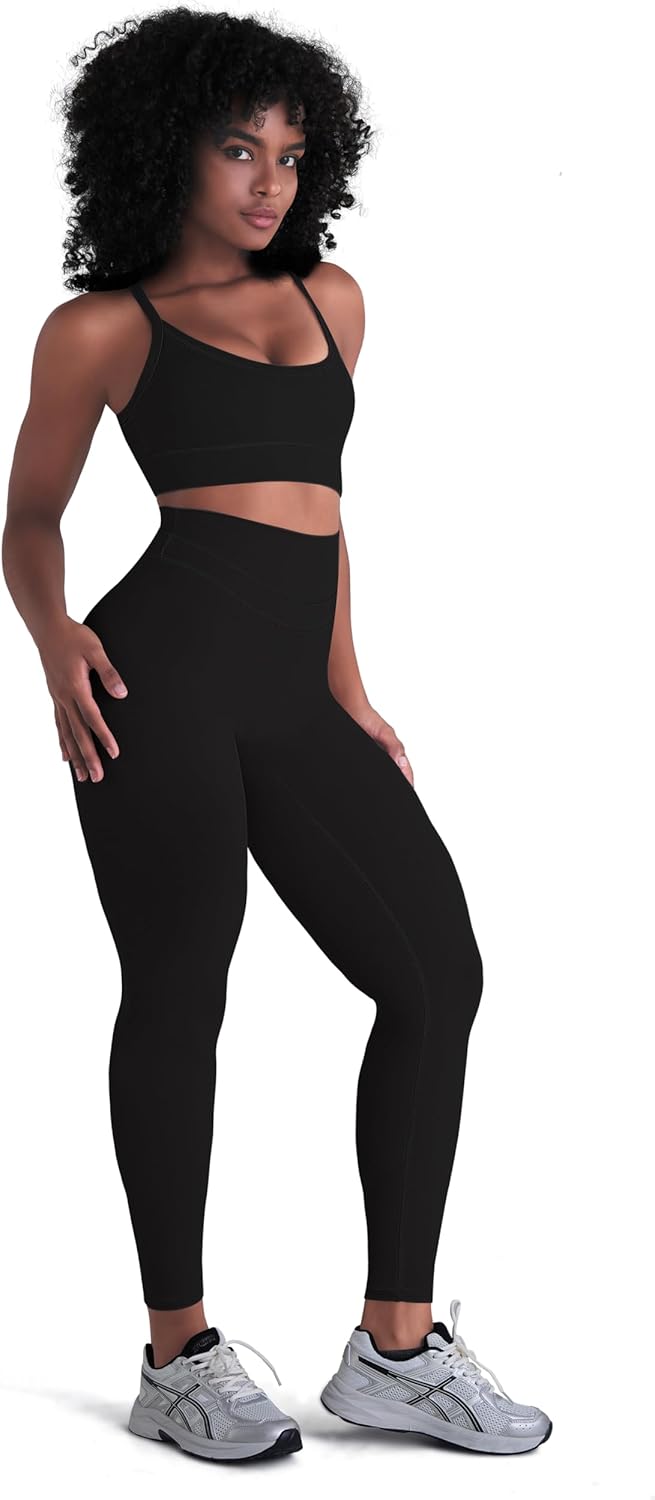 Sunzel Women's Hidden Butt Lifting Leggings No Front Seam High Waist Yoga Pants with Tummy Control Workout Gym Running Casual - Image 6