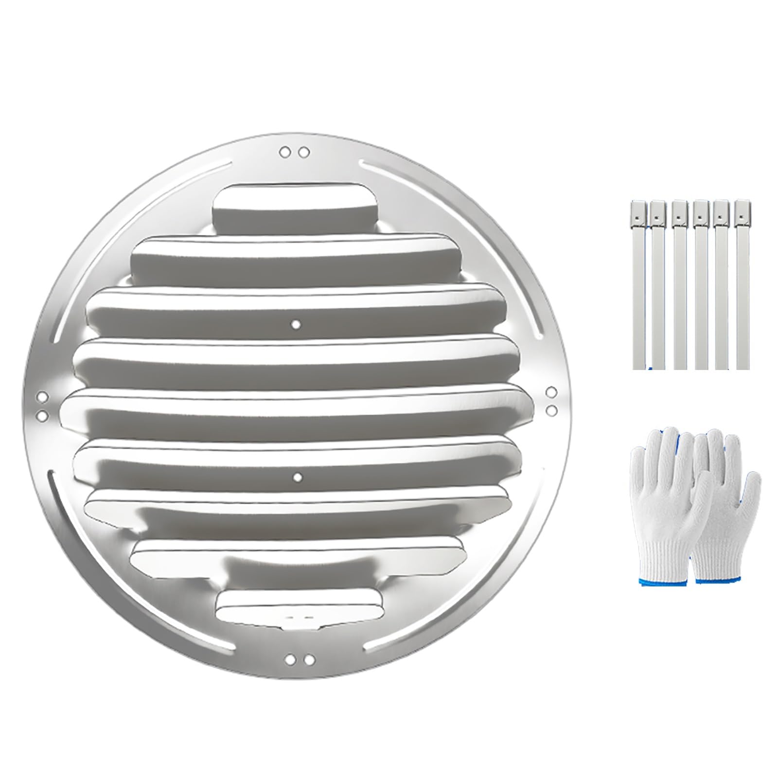 Stainless Steel Air Conditioner Outdoor Unit Flow Deflector - Protective Cover for Heat Pump Condenser