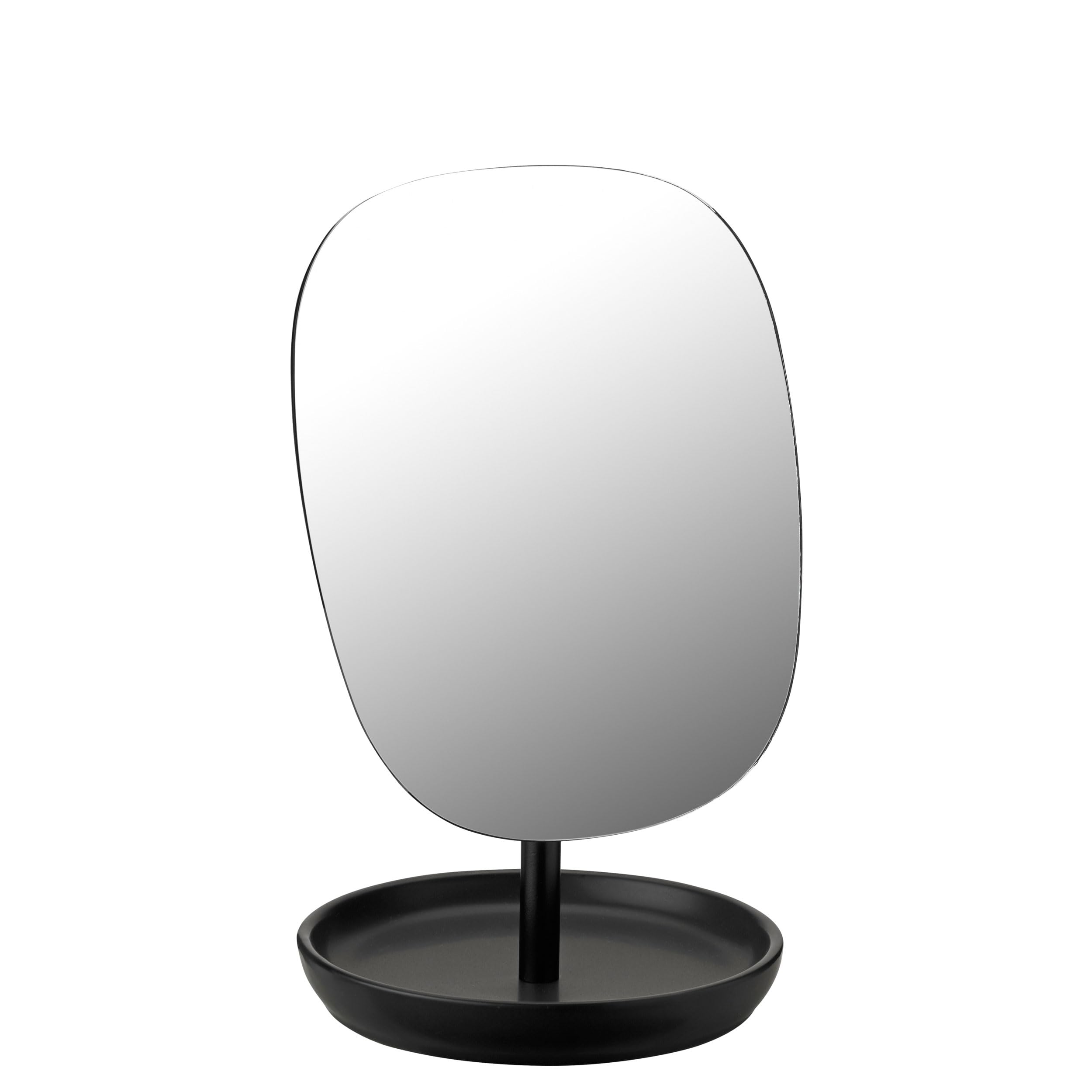 Stelton Fjord Kosmetikspiegel, schwarz