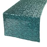 Kevin Textile Decoration Rectangular Sequins Table Cloth/Tablecloth/Topper for Holidays/Wedding 14