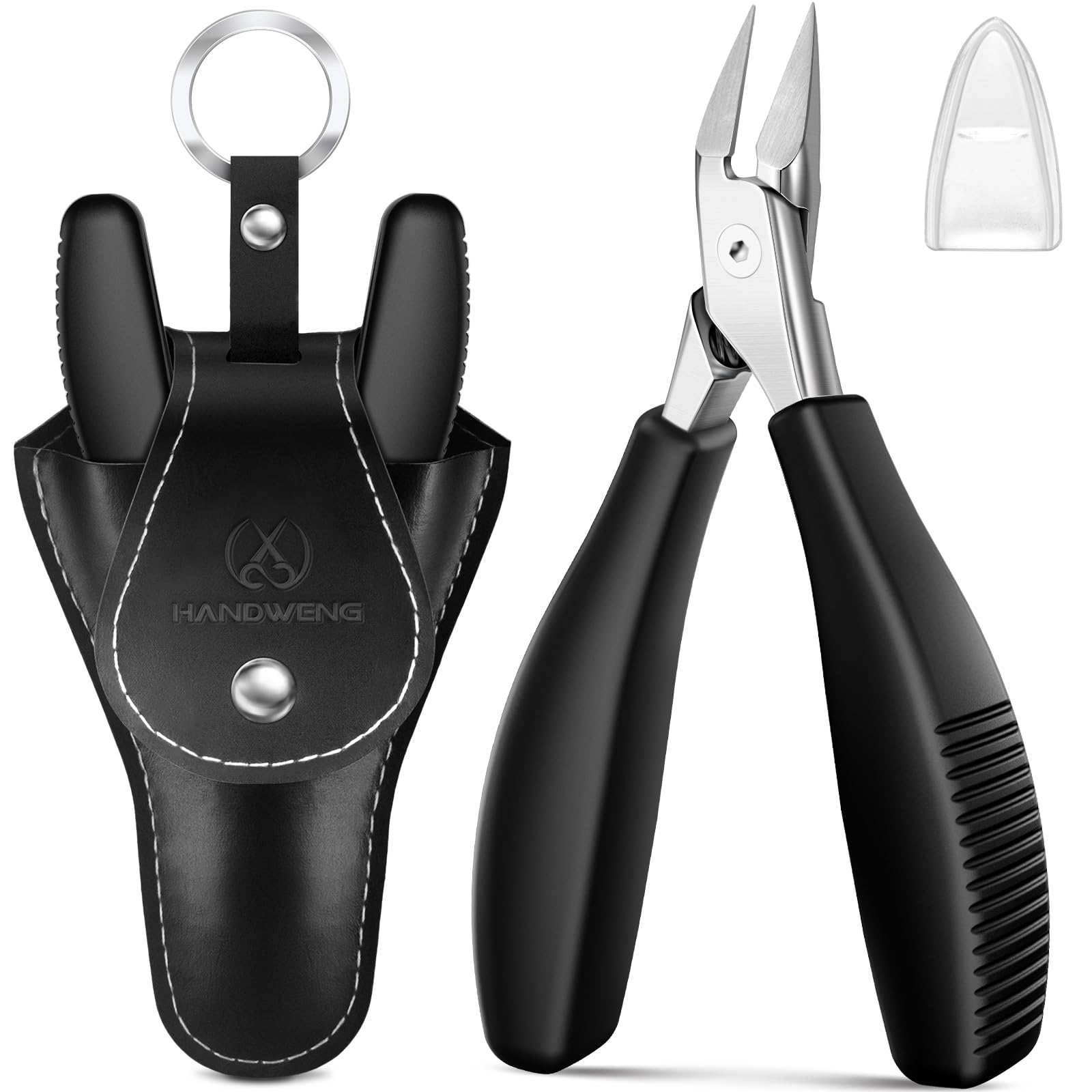 Ingrown Toenail Clippers for Thick Toe Nails, Ultra Sharp Wide Jaw