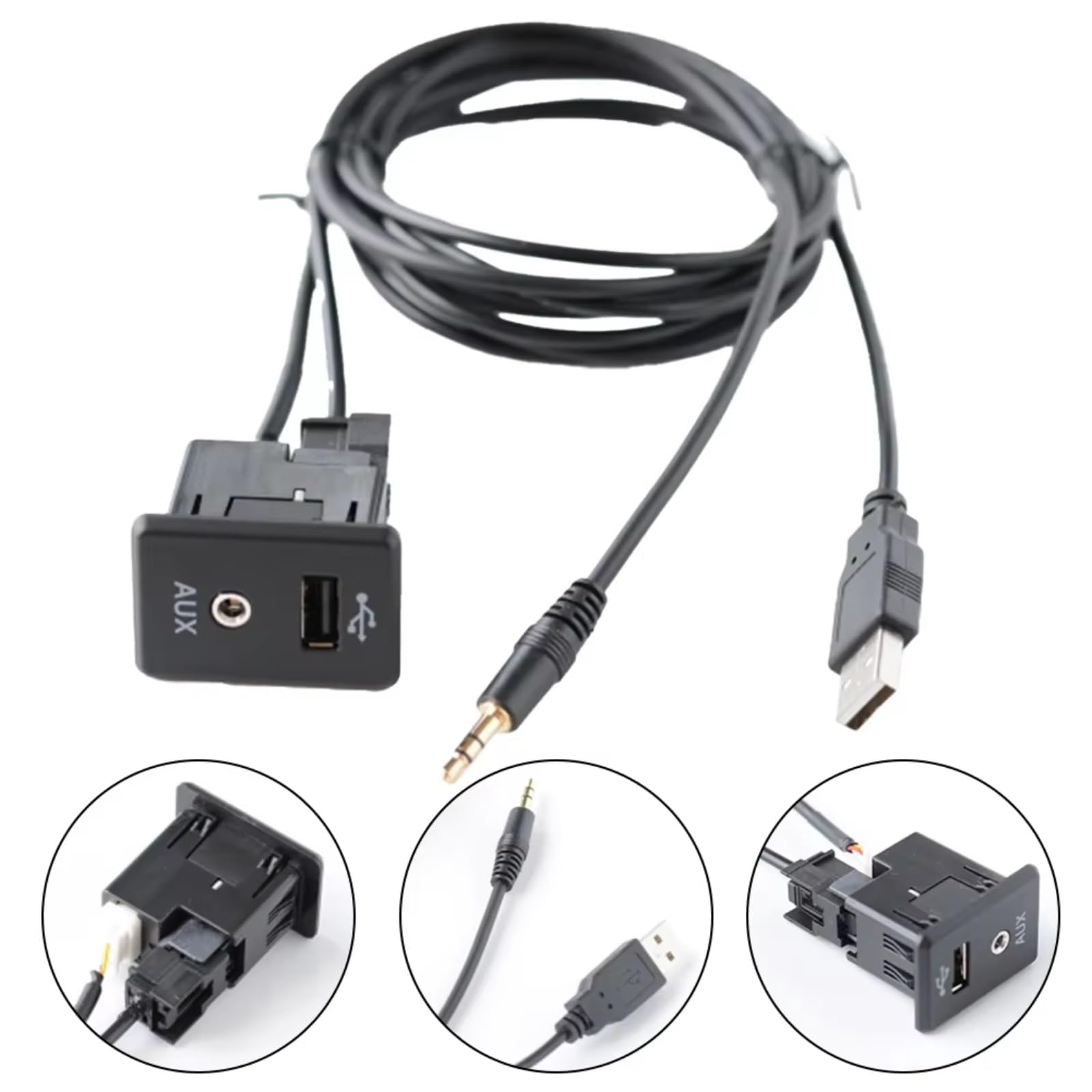 interfaccia USB AUX auto Presa USB Console Compatibile Con Nissan Per Frontier Per Rogue 2014-2017 Cavo Di Interfaccia Audio AUX Per Auto