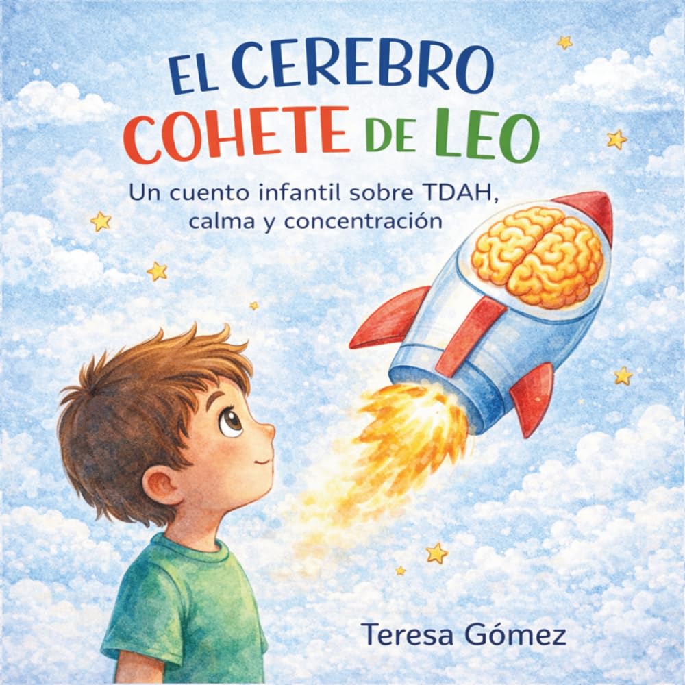 El cerebro cohete de Leo: Un cuento infantil sobre TDAH, calma y concentración