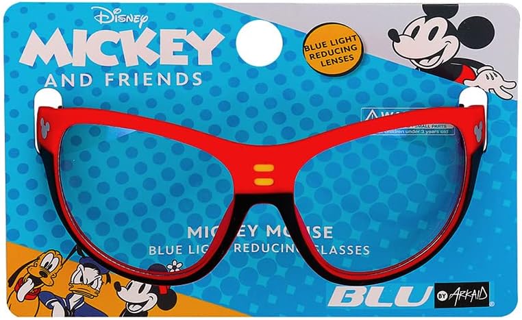 Miniatura 2 de Sun-Staches Disney Mickey and Minnie Blue Light Glasses, Child Eyewear Protection, One Size Fits Most Kids