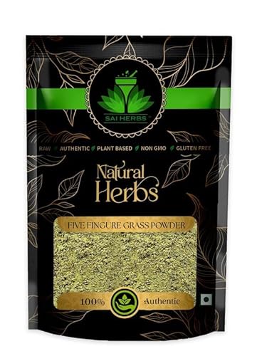 Verem Five Fingure Grass Extract Powder - Cinquefoil Extract Powder - Five Finger Grass Extract Powder - Potentilla Erecta Extract Powder - Pure & Natural (100 Grams)