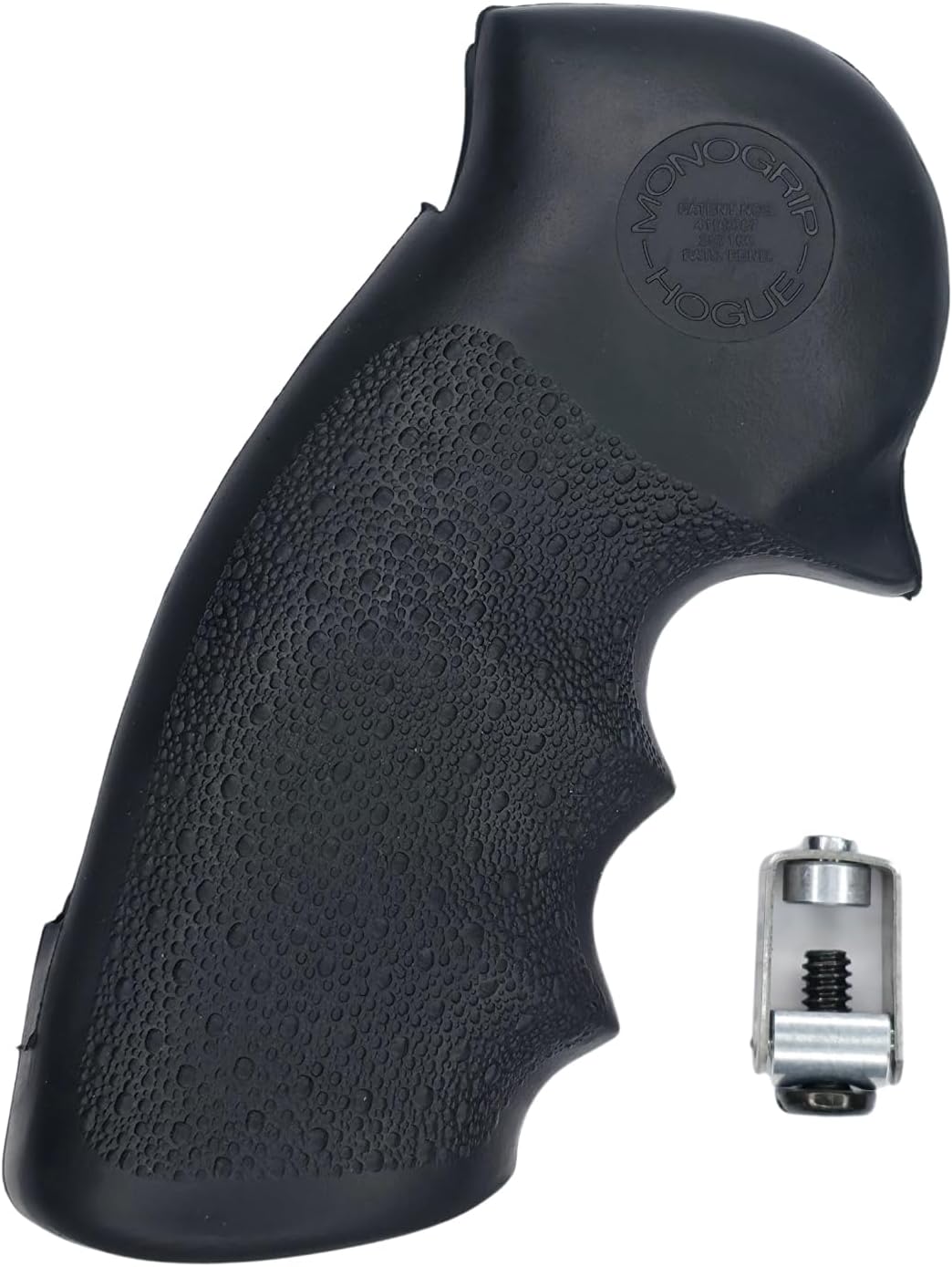 Hogue OverMolded Rubber Grip for Ruger Speed Six, Black - 88000