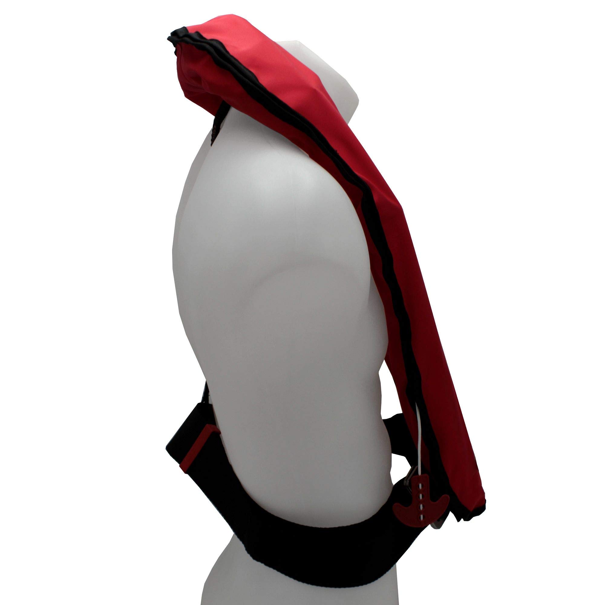 Orangemarine Aufblasbare Automatik-Rettungsweste ohne D-Ring 170 N - rot