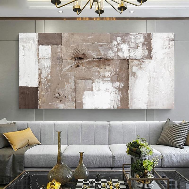Tableau moderne AEFOUU 45x90 cm habillage mural pour salon sans perçage complexe
