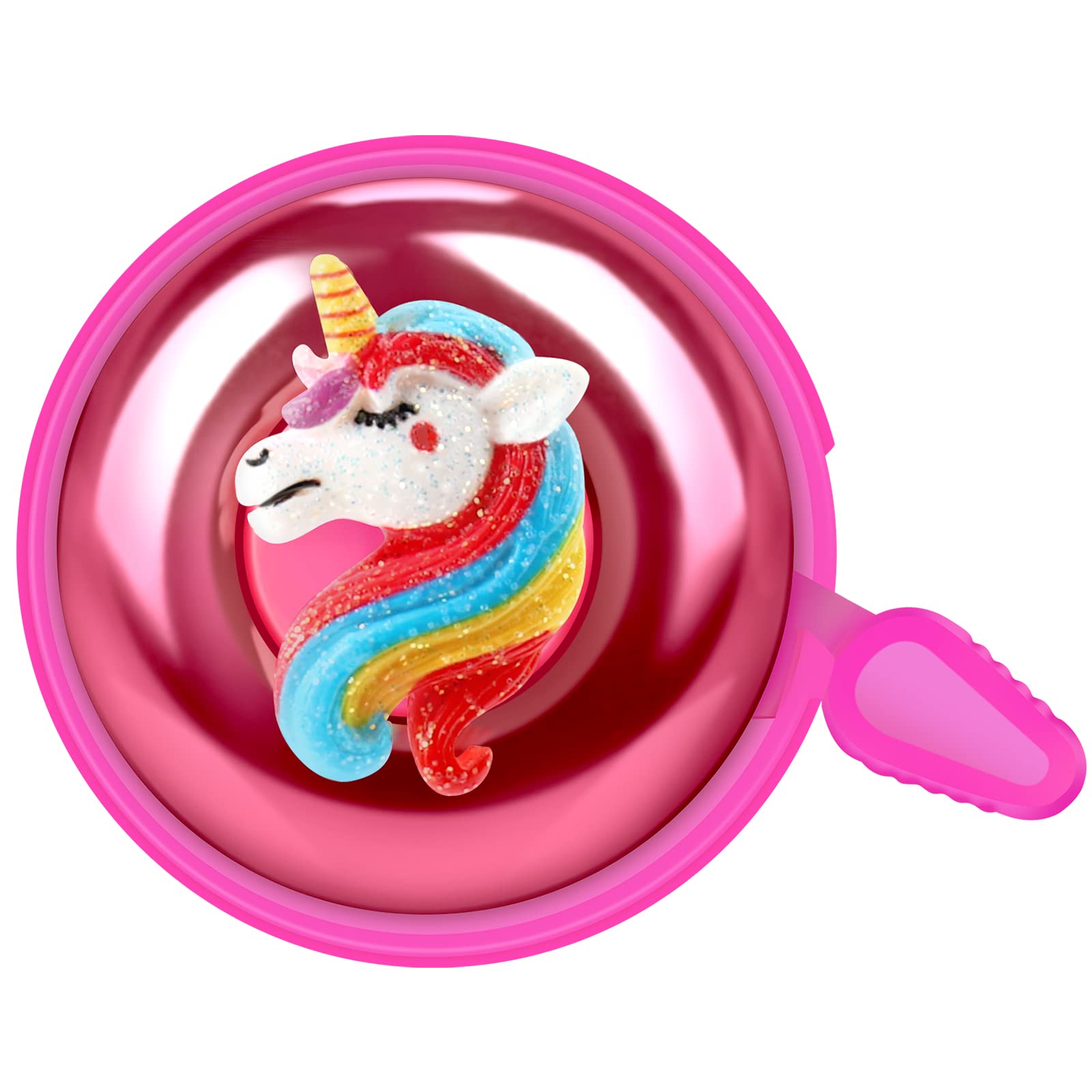 Bike Bell Unicorn Bike Accessories for Kids Adjustable Size Bicycle Bell forGirls Boys Adults Bike Horn…