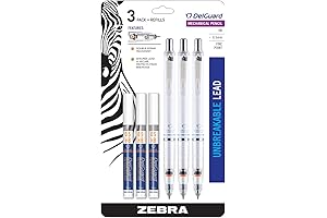 Zebra White Mechanical Pencil: Fine Lines with Unstoppable Durability