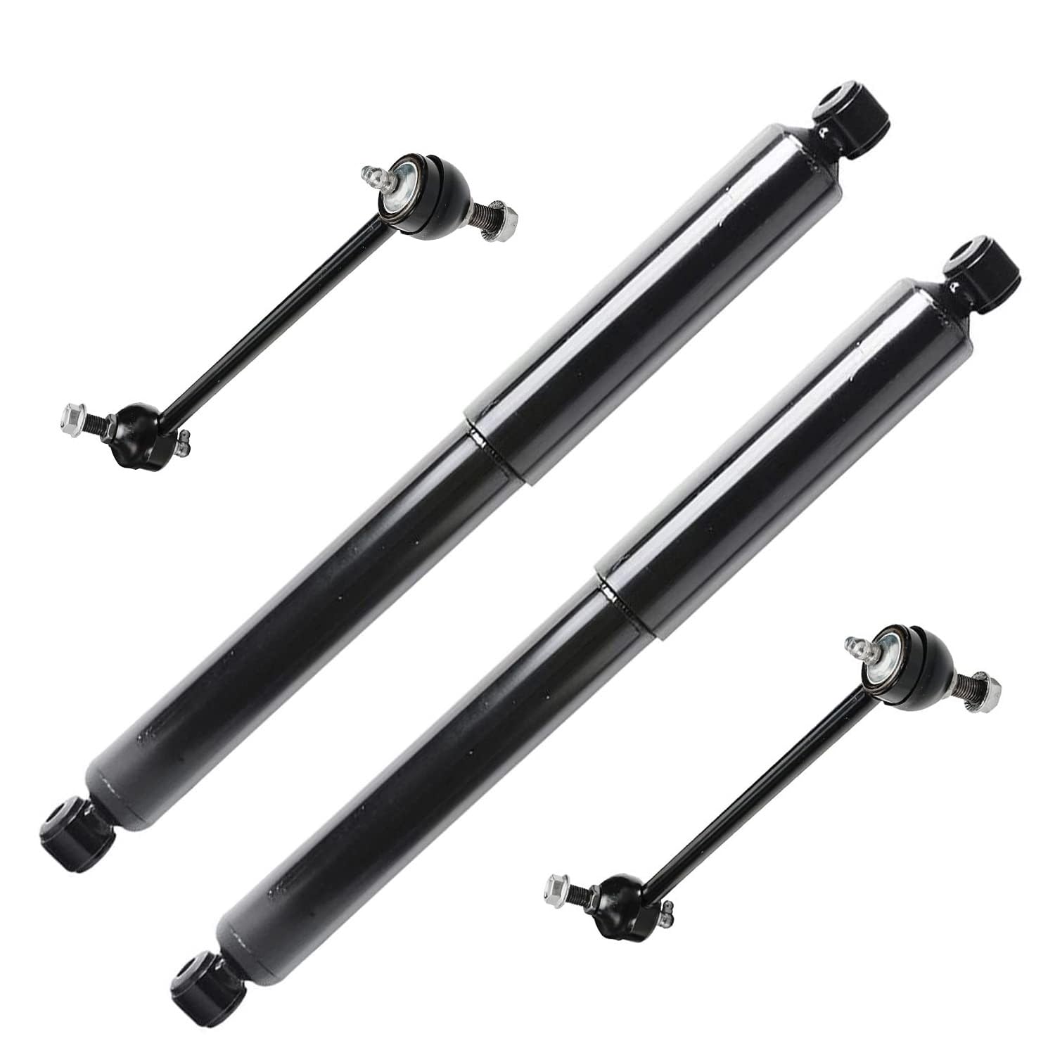 Detroit Axle - Rear Shock Absorbers + Sway Bar End Links Replacement