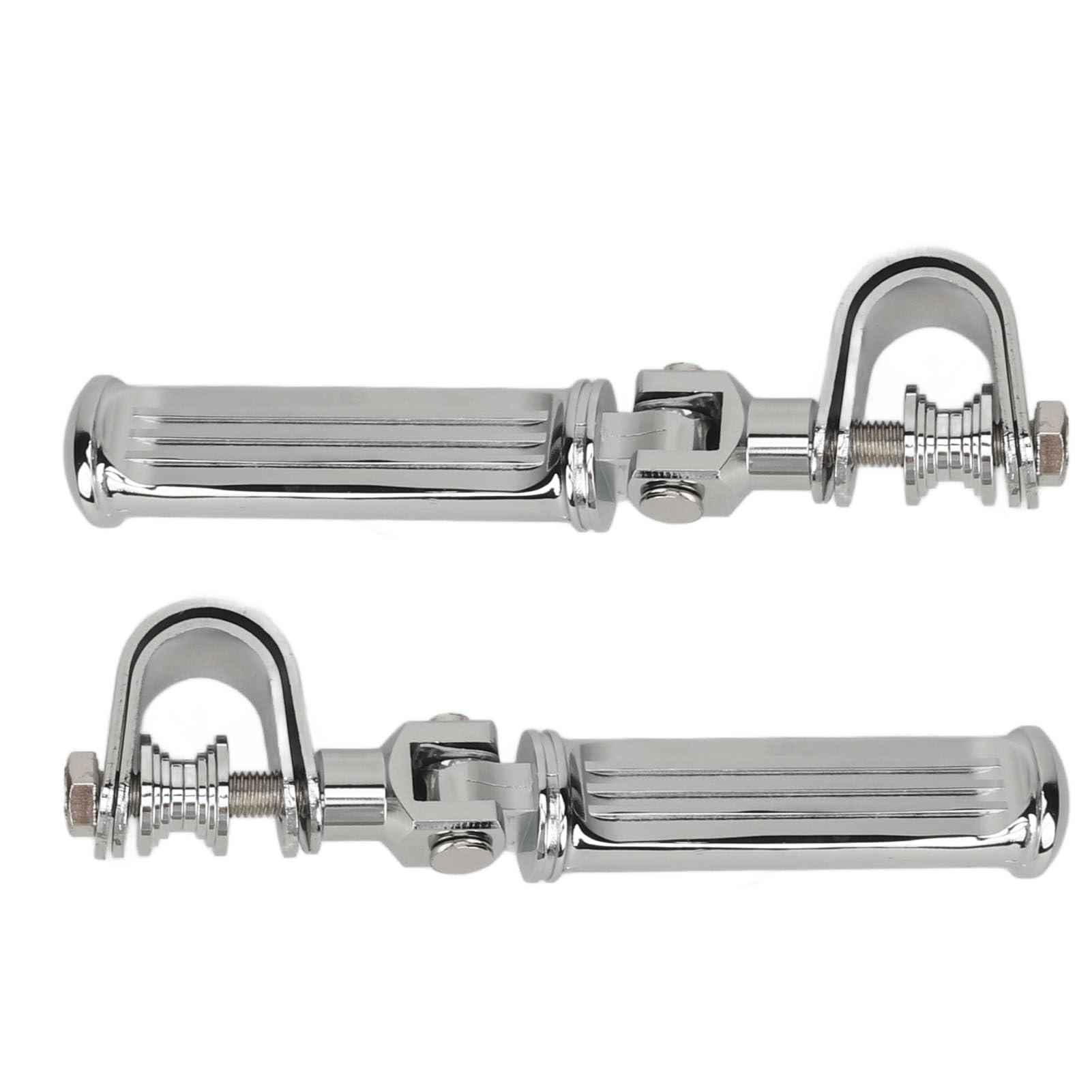 Podnóżki Motocyklowe, Podnóżki Motocyklowe od 25 Mm do 32 Mm, Uniwersalna Osłona Silnika ze Stopu Aluminium, Podnóżek Paska Awaryjnego, Regulowane Kołki Drogowe, Wygodna Jazda