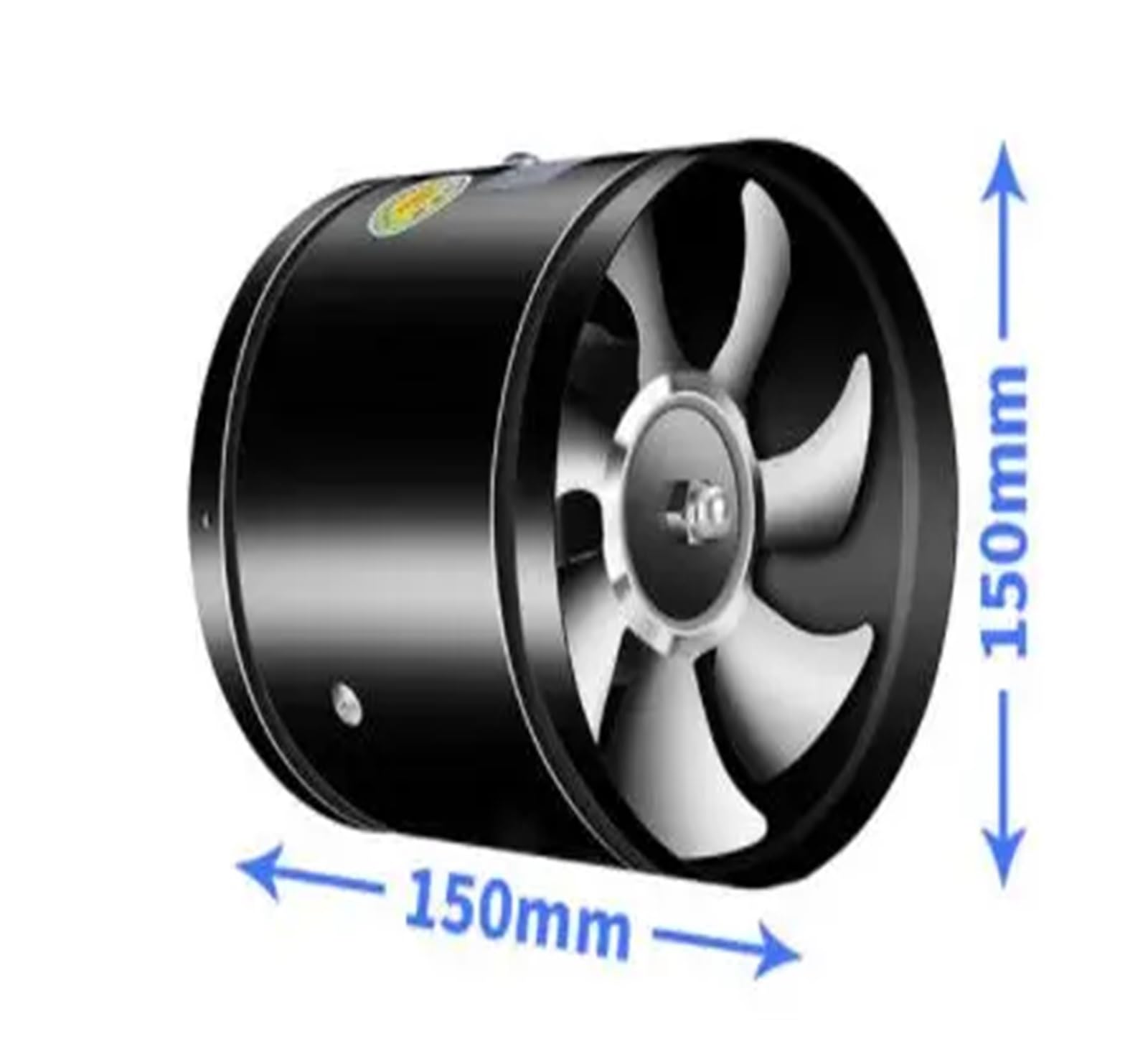 4''6''8'' Rurowy Wentylator Wyciągowy Powietrza Metalowa Rura Wentylacja Mini Ekstraktor Toaleta W Łazience Ścienny Kanałowy,Wentylacja(6-inch 40W)