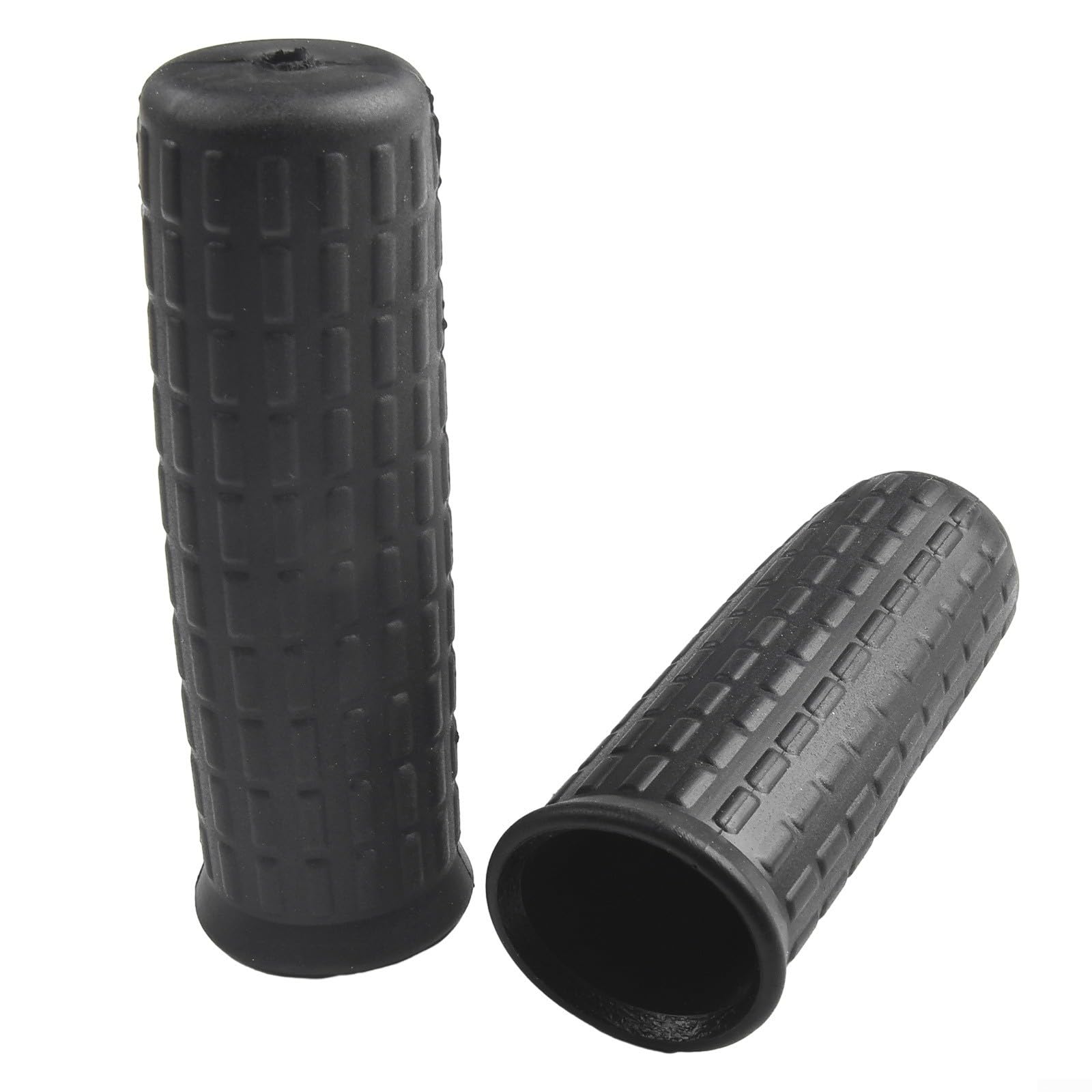 Rubberen handvat, 2 stuks kruiwagen antislip rubberen handgrepen, universele accessoires handgrepen, ronde buizen vervanging voor tuinwagen, zwart (122 x 32 mm Rubberen handvat, 2 stuks kruiwagen antislip rubberen handgrepen, universele accessoires handgrepen, ronde buizen vervanging voor tuinwagen, zwart (122 x 32 mm
