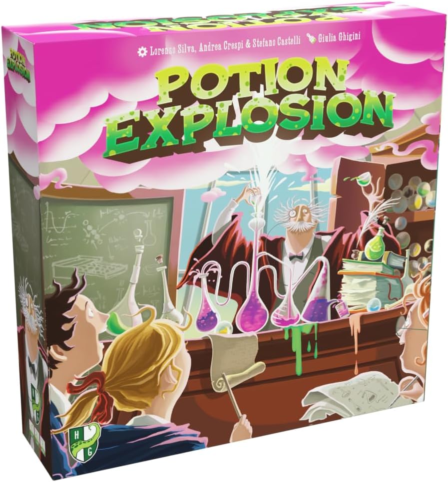 Horrible Guild Games | Potion Explosion (3rd Edition) | Strategy Board Game | Now with a Plastic Marble Dispenser | 2 to 4 Players | 30+ Minutes | Ages 14+